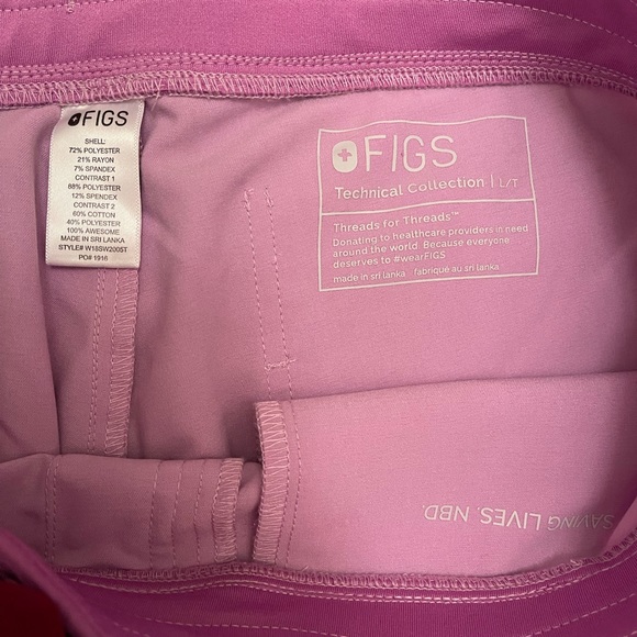 FIGS Zamora Dusk Jogger Scrub Pants | L T | EUC - RARE COLOR - Picture 2 of 3